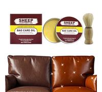 Generico para cuero - Pulidor y limpiador de 100 ml con pincel - de sillín - Para suavizar proteger renovar bolsos, zapatos, chaquetas de coche y sofás