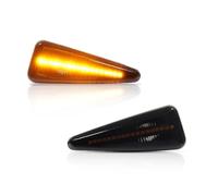 Genérico Para Dacia Para Logan Para Sandero 2008-2011 2 Uds Luz LED De Posición Lateral Dinámica Lámpara Intermitente Señal Giro Intermitente Retrovisor