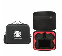 Genérico para dji Avata 360 Estuche de Transporte de Bolsa de Almacenamiento de Hombro de Carcasa Dura de PU, Puede Almacenar el Cuerpo del Dron Y El Control Remoto (Negro con Estampado)