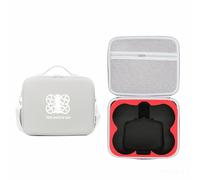 Genérico para dji Avata 360 Estuche de Transporte de Bolsa de Almacenamiento de Hombro de Carcasa Dura de PU, Puede Almacenar el Cuerpo del Dron Y El Control Remoto (Gris con Estampado)