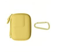 Genérico para dji Osmo Action 6 Funda Protectora Impermeable y Antiimpactos, Mini Bolsa de Almacenamiento Portátil, Bolsa Osmo Action 6 con Diseño de Cremallera Bidireccional (Amarillo)