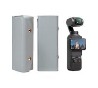 Genérico para dji OSMO PCOKET 3 Bolsa de Almacenamiento de Cuero de PU, Bolso de Mano Portátil, Cámara Deportiva, Funda Protectora Antiarañazos y Antipresión OSMO POCKET3 (Gris)