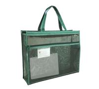 Genérico para Documentos con Cremallera de Malla,s con Cremallera de Malla - de Almacenamiento Transparente para Carteles de 17 x 13 x 4,4 Pulgadas con asa y | Soporte de Ilustraciones A3 para póste