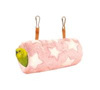 Genérico para Dormir De Loro De Terciopelo Semicerrado Cálido para Invierno | Hamaca Resistente A Mordeduras Ďe 4,7 X 4,7 X 10,6 Pulgadas | Escondite En Jaula Ṕara Cacatúas Y Agapornis | Cama Tér