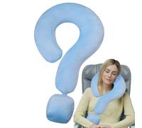 Generico Para el cuello de viaje, para el cuello de viaje | de para con signo de interrogación grande en forma de U de 21,65 pulgadas - multifuncional para soporte del y de la cabeza, p