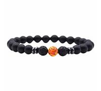 Genérico para elección amorosa plata plata joyería nacional pulsera con cuentas hechas a mano muchacha varios con pulsera rosa hombre anillos, talla única, Piedra natural, No es una piedra preciosa