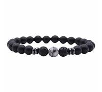 Genérico para elección amorosa plata plata joyería nacional pulsera con cuentas hechas a mano muchacha varios con pulsera rosa hombre anillos, talla única, Piedra natural, No es una piedra preciosa