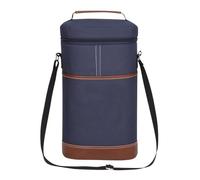 Genérico para enfriador de vino - portadora a prueba de fugas con aislamiento para 2 botellas | Estuche de transporte de vino reutilizable, soporte de viaje para, playa, senderismo, Camping