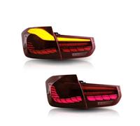 Genérico Para F35 F30 318i 318Li 320i 3 Series 2013-2018 Completas De LED Luz Trasera Coche Montaje Señal Giro Con Indicador Secuencial(B Red)