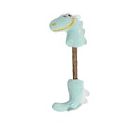 Genérico para Gato de Peluche, Dentición de - Little Dinosaurio Teaser Wand Pluce, palos de Dentición, Un Puzzle de Gato interactivo con Campanas, entretenimiento interior para Les