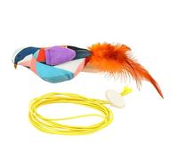 Generico para Gatos, Animal con Canto simulado, con eléctrico con Cuerda para Gatos, para Interior y Exterior, Juego Solitario Propietario práctico Instinto
