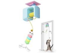 Genérico para Gatos - Dispositivo De Interactiva Eléctrica | Wand Kitten Trainer, para Gatos-De Interior, Ayuda De Entrenamiento Interactiva, Solución De Juego Atractiva para Gatos En Es