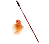 Genérico para Gatos | Divertido De Noche De Brujas para Gatitos | Vara Ergonómica con Calabaza Fantasma para Aliviar Aburrimiento, Simulación De Caza Y Ejercicio
