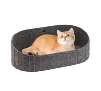 Genérico para gatos | para gatos de fieltro | Colchón cómodo antideslizante antideslizante para interiores exteriores, viajes, coche, sofá y ventana