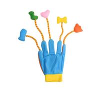 genérico para gatos, peluche de cinco dedos con campanilla para gatito, para gatos activo y curioso, para juego de ejercicio, fortalecimiento de los enlaces, aseo de esquina, sofá