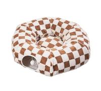 Genérico para Gatos: Tela Y, 33 X 10 Pulgadas, Espacioso Diseño De Donut, Estructura Plegable Suave, Escondite | Cueva Paraa Gatos, De Paraa Gatoss, es De Juego para Mas