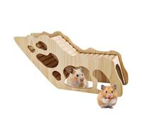 Generico para hámsters - Madera, tubo 12,99 x 3,94 x 5,91 pulgadas, diseño para escalar, refugio para animales domésticos | Robusta para ejercicios de madera refugiopara actividades pequeñas