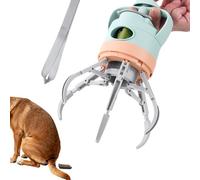 Generico Para heces de perro - Toma de residuos sin contacto, recoge excrementos animales con dispensador bolsas | para razas pequeñas, medianas y grandes, viajes, camping, entrenamiento en el patio