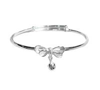 Genérico para hombre, joyería con dijes calados, para mujer, color elegante, cadena de pompón, joyería, regalo elegante, pulsera Frases Anillos, talla única, Zinc alloy, No es una piedra preciosa