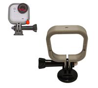 Genérico para Insta360 GO Ultra Marco Protector Antiimpacto, Bisel de Protección contra Caídas, Soporte de Conexión de Adaptador de Expansión para Cámara Deportiva 360 GO Ultra (Gris)