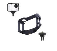 Genérico para Insta360 GO Ultra Marco Protector, Montura Multifuncional, Bisel Antiimpacto y Protección contra Caídas, Adaptador de Expansión para Cámara Deportiva 360 GO Ultra (Negro)
