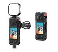 Genérico para Insta360 X5 Carcasa Protectora de Aleación de Aluminio con Conector Multifuncional Magnético de Liberación Rápida, Adaptador de Expansión para Cámara Deportiva 360X5