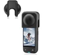 Genérico para Insta360 X5 X4 Tapa Protectora de Lente, Antipolvo y Antiarañazos, Protector de Silicona, Accesorios de Cubierta Blanda Portátil para Lente de Cámara Deportiva 360 X5.