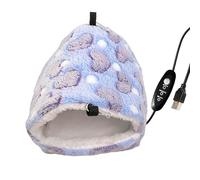 Genérico para Jaula, Calefacción USB Suave de Peluche Cabane de Roupillon, Calefacción para pájaros de Jaula, destinado a los guacamayos periquitos Canarios inseparables reproducción Ponte