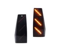 Genérico Para Jeep Para Comanche 1986-1992 Luces De Posición Delanteras Y Laterales LED Señal De Giro Intermitente LáMpara Puerta Lateral(Smoked A)