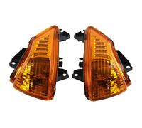 Genérico para Kawasaki ER6N ER6F ER6R 2009-2011 Motocicleta Indicador Giro Delantero Señal Winker Moto Luz Delantera(Orange)