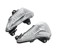 Genérico para Kawasaki ER6N ER6F ER6R 2009-2011 Motocicleta Indicador Giro Delantero Señal Winker Moto Luz Delantera(Clear)