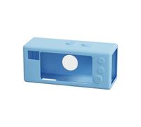 Genérico para Kodak Charmera 1987, Funda de Silicona líquida para cámara Digital con Llavero, Funda Protectora a Prueba de Golpes con Molde de precisión 1:1 (Azul)