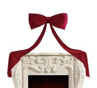 Generico Para la cima 'Árbol de Navidad - Cinta de terciopelo grande de 180 cm - Decoración para árbol de Navidad | para casa, salón, , pared, pantalla, fondo foto, celebración de temporada