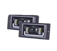 Genérico Para Lada Para Niva 4x4 1995 Faro | Luces Circulación Diurna LED Señal Giro Lámpara Antiniebla Delantera DRL Accesorios(Army green)