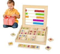 Generico para Las Matemáticas de los Niños | Juegos Educativos de Madera 2 en 1,Juegos de Matemáticas Y Contando para Niños | Infancia, Y Niñas, Escuela En Casa Y Clase Primaria