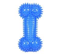 Genérico para Masticar para Perros: Bola para Cachorros Súper Interactiva | Forma De Perforación De Hueso Resistente, Goma De Cepillo De Dientes Chirriante Indestructible | para Masticar