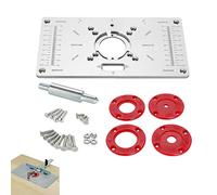 Genérico para mesa - Mesa Placa de inserción Mesa de aluminio para trabajo de la madera | Modelos router, placa de inserción Mesa de aluminio para
