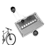 Generico Para neumáticos recargables e impermeables: lámparas de rayos para bicicleta de energía solar, para ciclismo con sensor de movimiento, decoración LED | Seguridad y estilo para las bicicletas