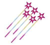 Genérico para niños - Five-Pointed Star Glitter, Angel Wand Princess Disfraz | Little Princess Fairies Dancers Masquerades, Fun Glitter and Toy for Dress Up Birthday Party Playtime