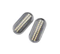 Genérico Para Nissan Para Pathfinder III R51 2005-2012 2x Luz LED De Intermitente Lateral Dinámica Para Coche Intermitente Retrovisor(Crystal)