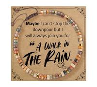 Genérico para pareja natural joyas tarjeta de blessing cumpleaños lessing tarjeta pulsera inteligente pulsera joyería, A, Madera, No es una piedra preciosa