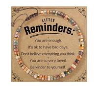 Genérico para pareja natural joyas tarjeta de blessing cumpleaños lessing tarjeta pulsera inteligente pulsera joyería, A, Madera, No es una piedra preciosa