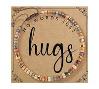 Genérico para pareja natural joyas tarjeta de blessing cumpleaños lessing tarjeta pulsera inteligente pulsera joyería, A, Madera, No es una piedra preciosa