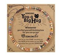 Genérico para pareja natural joyas tarjeta de blessing cumpleaños lessing tarjeta pulsera inteligente pulsera joyería, A, Madera, No es una piedra preciosa