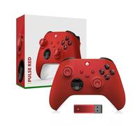 Genérico Para PC Gamepad Controller Con 2.4G Wireless Receiver, Anti-skid Rocker Gaming Handle, para consolas Xbox, Windows, y PC Gamepad Accesorios (rojo)
