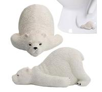 Genérico para Pernos de Inodoro: diseño de Ajuste Universal, construcción y compacta, instalación a presión Tapa Protectora Suave | Práctico Accesorio de higiene Que Ofrece una aparien