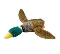 Genérico para Perro con Forma de Pato Peluche: Detalle Cuello Cuerda Trenzada, compañeros Apoyo Activos, muñeco masticable reconfortante, Unidad Tela sintética Lavable | Rompe el aburrimiento la