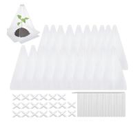 Genérico para Plantas Reutilizables: Cubierta de protección Resistente a la Intemperie, diseño ventilado Transpirable, Suministros de jardinería, vivero ďe plántulas đe Invierno, Cuidado d́e Plantas