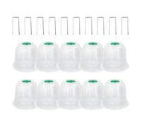 Genérico para Plántulas - Protector De Jardinería De Protección 10 Piezas - Protector De Plantas para Exterior,para de Verduras y Flores, Interior y Exterior, para Principiantes