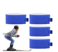 Genérico para portaesquís: de sujeción para esquís de 5x48 cm, 4 de Nailon, Sujetadores para Snowboard, Sujetadores para esquís, de Transporte, Porta Bastones, Accesorios para d